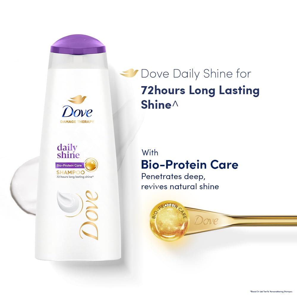 Dove Daily Shine Shampoo For Dull Hair, 1 Ltr