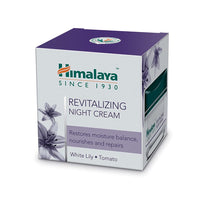 Himalaya Revitalizing Night Cream with white lily | Renews, repairs & hydrates skin overnight | rich in AHA & Anti-oxidants | Derma-tested | Paraben Free | Suitable for Dry to combination skin| 50g