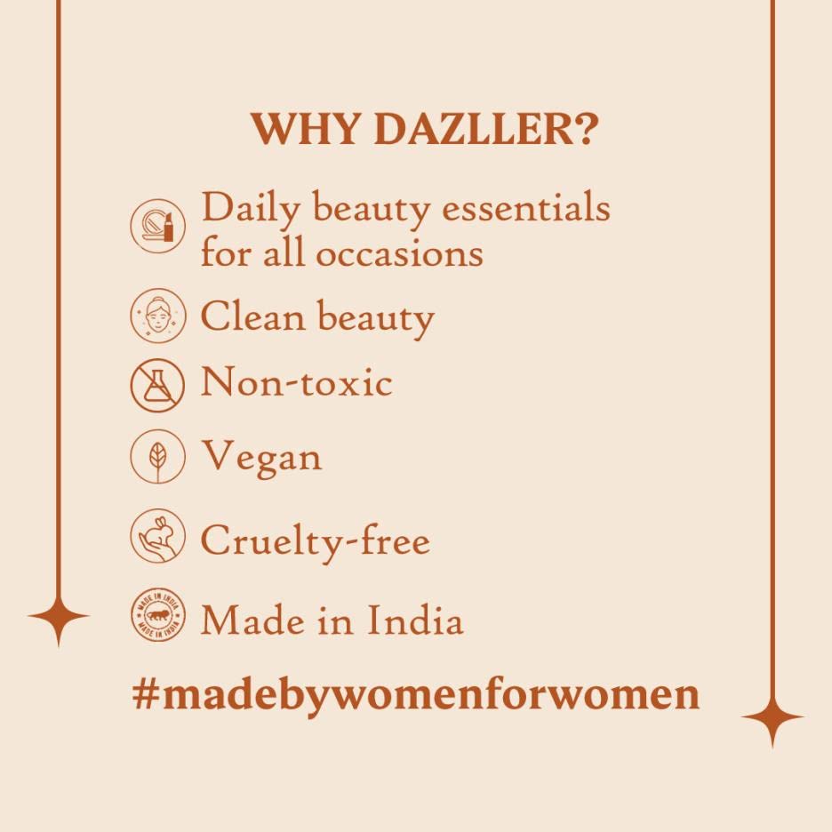 Dazller Classique Compact Powder, 9g - (Pack of 2), 8004 Soft Caramel, Velvety Natural Finish, Oil-Control, Sebum Absorption Formula, No-makeup look, Emollient-rich