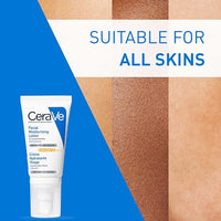 CeraVe AM Facial Moisturizing Lotion For Normal to Dry Skin (52ml) - Broad Spectrum SPF 30 Sunscreen | Non-Comedogenic, Paraben-Free And Fragrance-Free Lotion