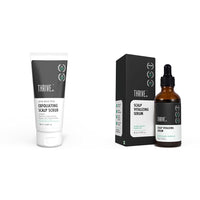 ThriveCo AHA BHA PHA Exfoliating Scalp Scrub + Scalp Vitalizing Serum Combats Inflammation, Gives Hydration, Prevents Hair Breakage, Makes Hair Stronger, Promotes Hair Growth |Men & Women