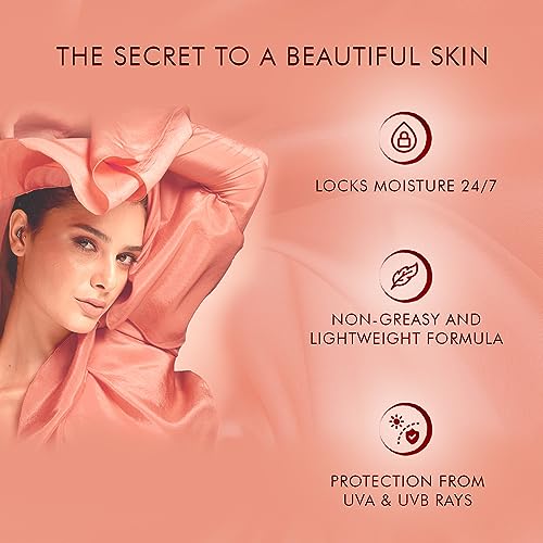 Lakme Peach Milk Moisturizer SPF 24 Sunscreen Lotion,Locks Moisture For 12 Hrs,Sun Protection,60ml