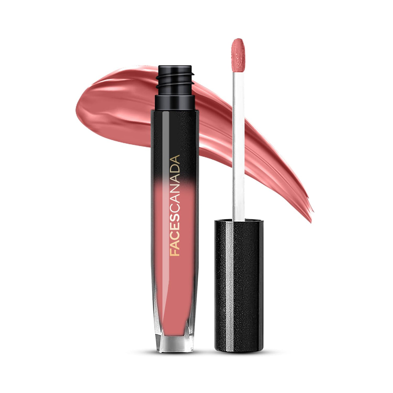 FACES CANADA Comfy Silk Liquid Lipstick - Mysterious Pink 12, 3ml | Satin Matte HD Finish | Luxe Comfort | Longlasting | No Dryness | Smooth Texture | Mulberry Oil & Shea Butter For Plump Hydrated Lips