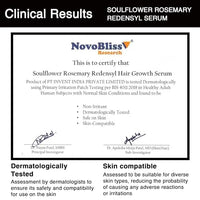 Soulflower Hair Growth Redensyl Tetragain Serum, Rosemary Oil, 3% Redensyl, 4% Anagain, Caffeine, Melanogray, Biotin, Rice Water, Anti Hair fall, Clinically Tested on Real people, Men & Women, 30ml