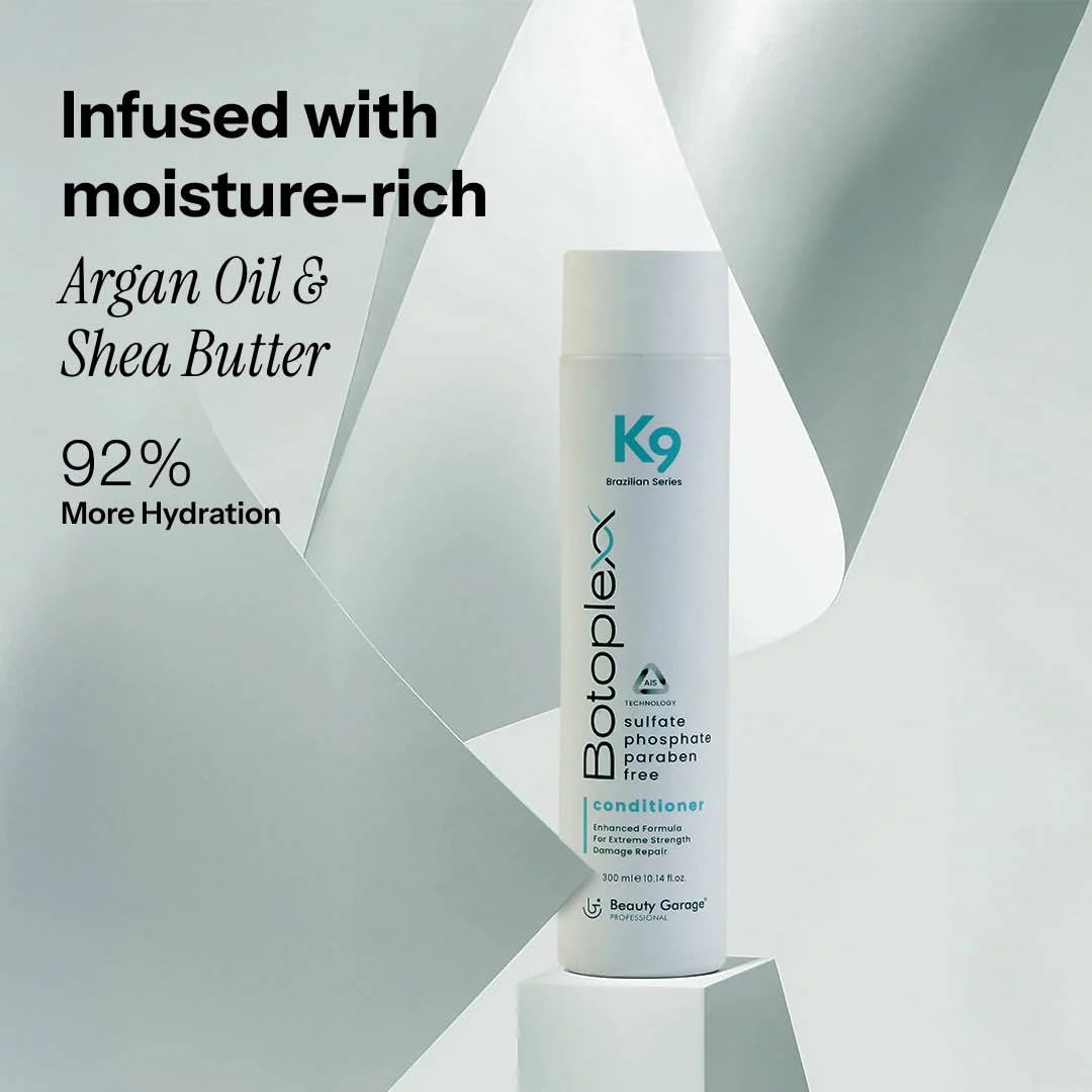 Beauty Garage K9 Botoplexx Hair Conditioner For Dry Frizzy Hair | Moisturizing Creamy Formula for Smooth, Manageable Hair | Unisex Conditioner For Frizzy Hair | 300 ml