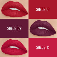 FLiCKA Tomato Bullet Matte Lipstick (Pack Of 3) | Hydrating, Moisturizing, Upto 6Hrs Long Lasting| Transfer & Smudge Proof Lipsticks For Women, Shade - 10