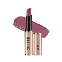 Swiss Beauty Non-Transfer Waterproof Lipstick with Jojoba Seed Oil | Matte Finish | Long-Lasting | Highly Pigmented | Shade- Pink Sugar, 3gm