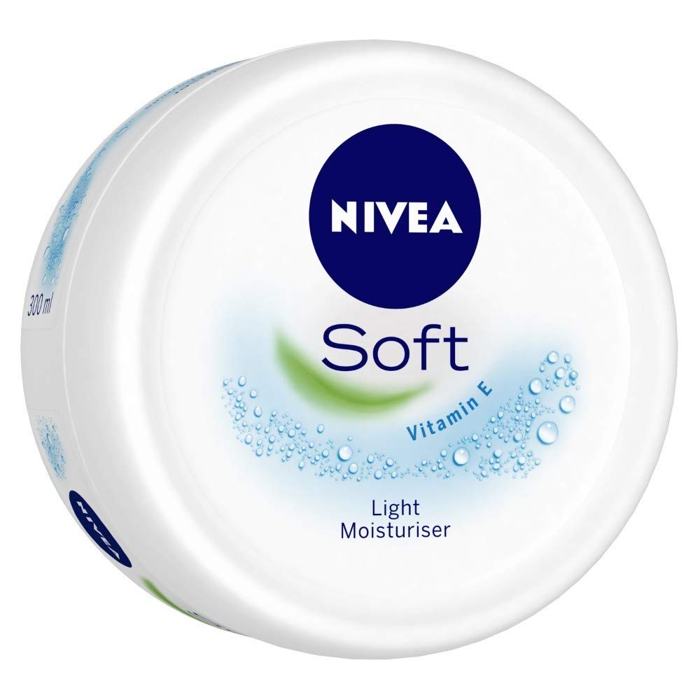 NIVEA Soft Light Moisturizing Cream, 300ml (Pack of 2)