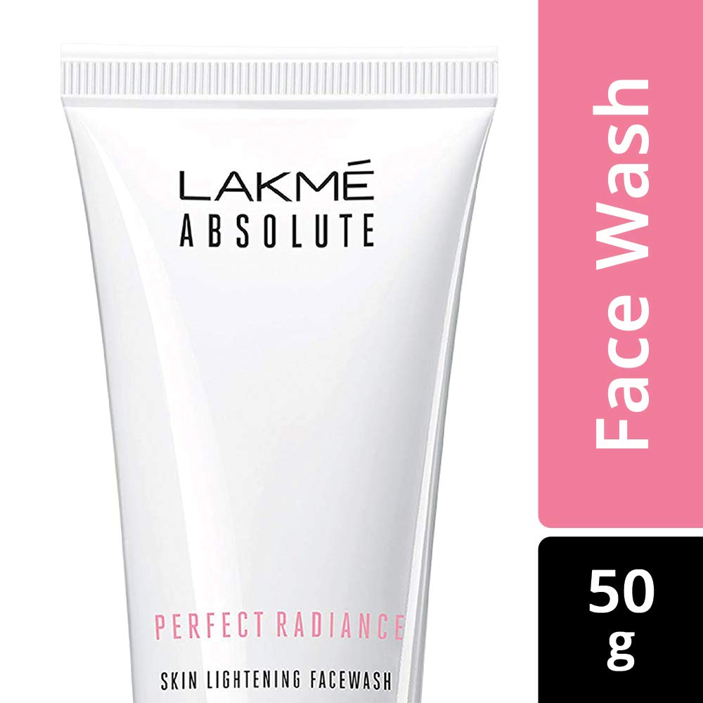 Lakmé Blush & Glow Gel Face Wash, Strawberry Blast, 100g and Absolute Perfect Radiance Skin Lightening Facewash, 50g