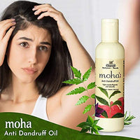 moha: Anti Dandruff Oil With Benefits Of Tea Tree Oil, Neem Oil, Hibiscus OIl, Rosemary Oil | Unisex Hair Oil For All Hairs - 100ml (Pack of 1)