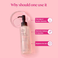 The Face Shop Rice water bright light Cleansing Oil with Rice Water to Brighten the Skin, 150ml | Korean Make-Up Remover, For Lips, Eyes and Face, Removes Waterproof makeup