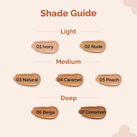 The Derma Co . 1% Hyaluronic Hydrating High Coverage Luminous Foundation Cream With Spf 40 Pa+++ For 12 Hour Long Stay 12 Hour Oil Control For All Skin Types & Even Skin 18Ml (02 Nude, 18Ml), 2 Count