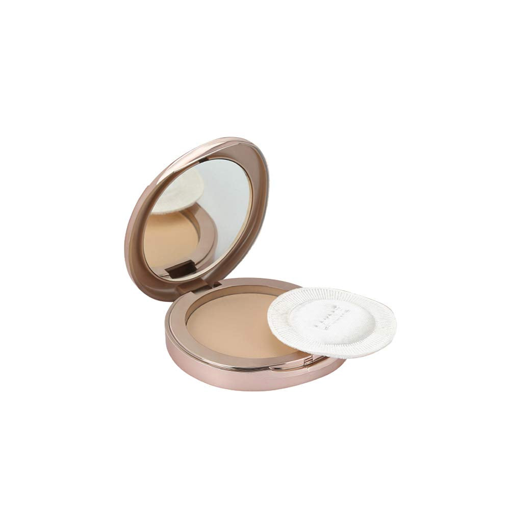 Lakmé 9 To 5 Flawless Matte Complexion Compact Light Powder For All Skin Type, Almond, 8G And 9 To 5 Flawless Matte Complexion Compact, Melon, 8G, Brown, 2 pack