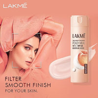 Lakme Peach Milk Moisturizer SPF 24 Sunscreen Lotion,Locks Moisture For 12 Hrs,Sun Protection,60ml