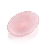 CrystalTears Rose Quartz Crystal Worry Stone Healing Crystal Oval Pocket Palm Stone Tumbled Polished Thumb Worry Stones for Anxiety Stress Relief Meditation Crystal Terapy