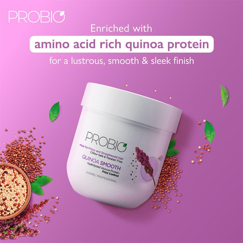 Godrej Professional Probio Quinoa Smooth Mask (500 Gram, All, Fresh)