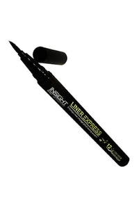 INSIGHT Cosmetics Liner Express Eye Pen, Black(Matte), 1.5g (Black) & Insight Non Transfer Lip Color, Matte Finish, 4ml (19 Dive)