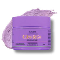 Suroskie Glow & Go De-Tan Clay Mask | Kaolin Clay & Kojic Extract | Removes Tan, Dark Spots & Blackheads | Deep Cleansing & Brightening Face Pack For Glowing Skin | All Skin Types | Men & Women 50G