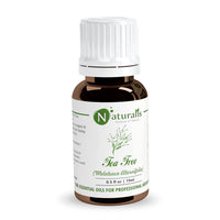 Naturalis Tea Tree Oil for Hair, Acne, Pimples and Scar - Pure and No Dilution Tea Tree Oil - No Solvents - Ideal for Aromatherapy - 15ml