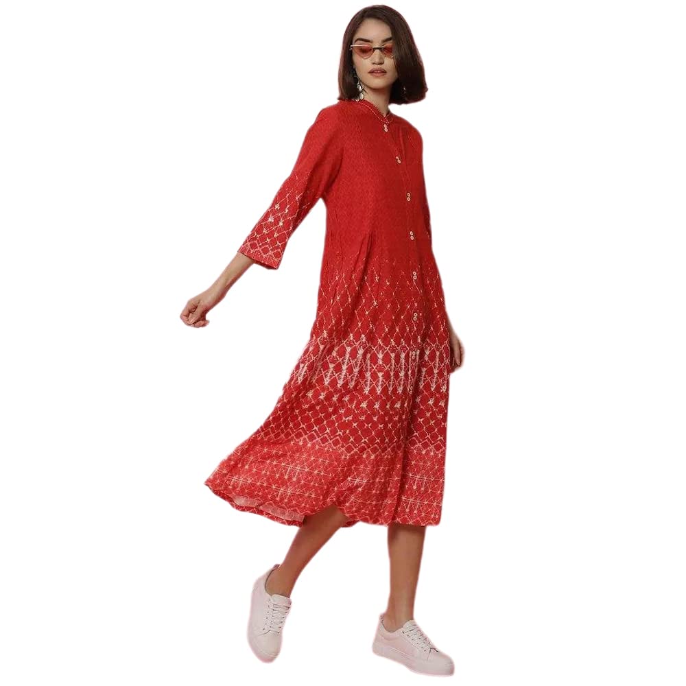 BIBA Women Rayon Kurta
