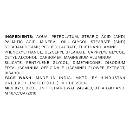 Novology Moisture Barrier Booster Cleanser with Stearic Acid & Palmitic Acid | Hydrating Face Wash For Dry Skin, Sensitive Skin | 180G