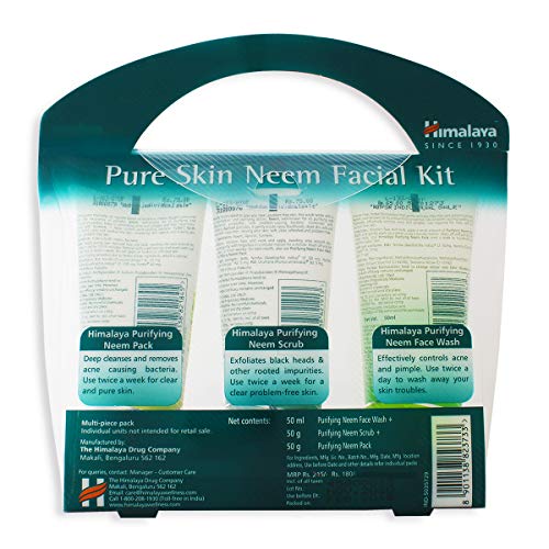 Himalaya Pure Skin Neem Facial Kit (Pack of 4)