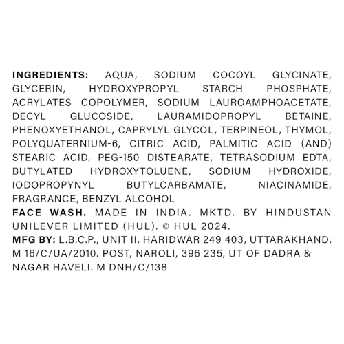 Novology Acne Deep Clearing Cleanser with Thymol+Terpineol| Face Wash for Acne,Whiteheads,Blackheads| Gentle, Non-Drying Formula, Suitable for Sensitive skin| 150ml