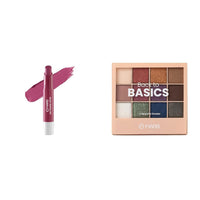 MARS Matte Super Stay Lipstick Waterproof Lipstick for Women (2.6 gm) (09-PARADISE) 12 Shades Back to Basics Eyeshadow Palette with Free Applicator (14.4 gm) (Shade-01)