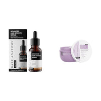 Bare Anatomy Advanced Hair Growth Serum 30ml and Bare Anatomy Ultra Smoothing Hair Mask For Dry & Frizzy Hair For Women & Men | 250ml