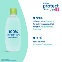 Johnson's Baby Hair Oil 200ml (Pack of 2)