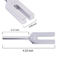 QIYUN Tuning Fork, 4096 Hz Tuning Fork - Crystal Tuning Fork with Hammer for Healing