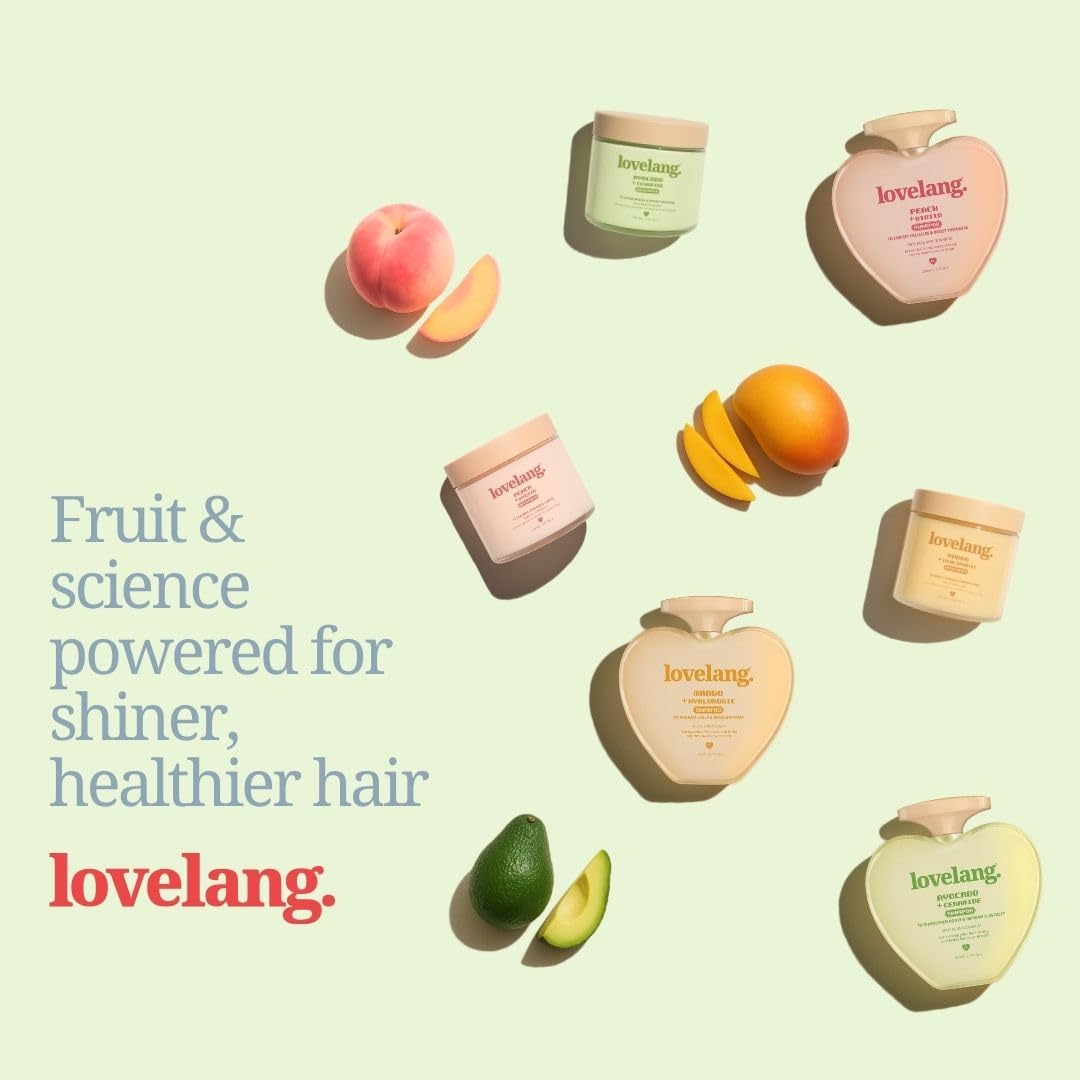 lovelang Avocado + Ceramide Shampoo | Damage Repair & Moisture Lock | for Dry, Brittle Hair | Fruity Avocado Scent | 230ml