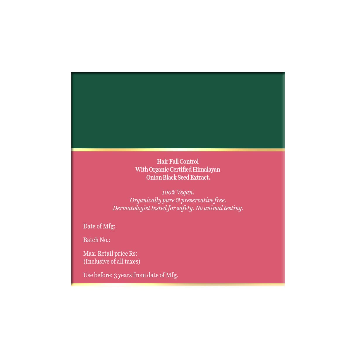 Biotique Bio Herbcolor Conditioning Hair Color, 50g + 110ml - Darkest Brown 3N (Pack of 1) & Biotique Onion Black Seed Hair Mask, Ideal for Hair Fall Control, 175g | Hair Nourishment, Hairfall control