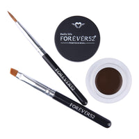 Daily Life Forever52 Long Wear Gel Eyeliner & Tattoo, Waterproof Smudgeproof Long Lasting Cream Eyeliner Gel with 2PCS Brushes for Smooth Aplication(Chocolate) GT008