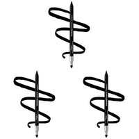 FACESCANADA Ultime Pro Intense Gel Kajal With Smudger & Sharpener - Black,1.2 G|24 Hr Long Stay|Waterproof & Smudgeproof|One Swipe Smooth Application|3-In-1 Kajal,Eyeliner,Smokey Eyeshadow,Matte