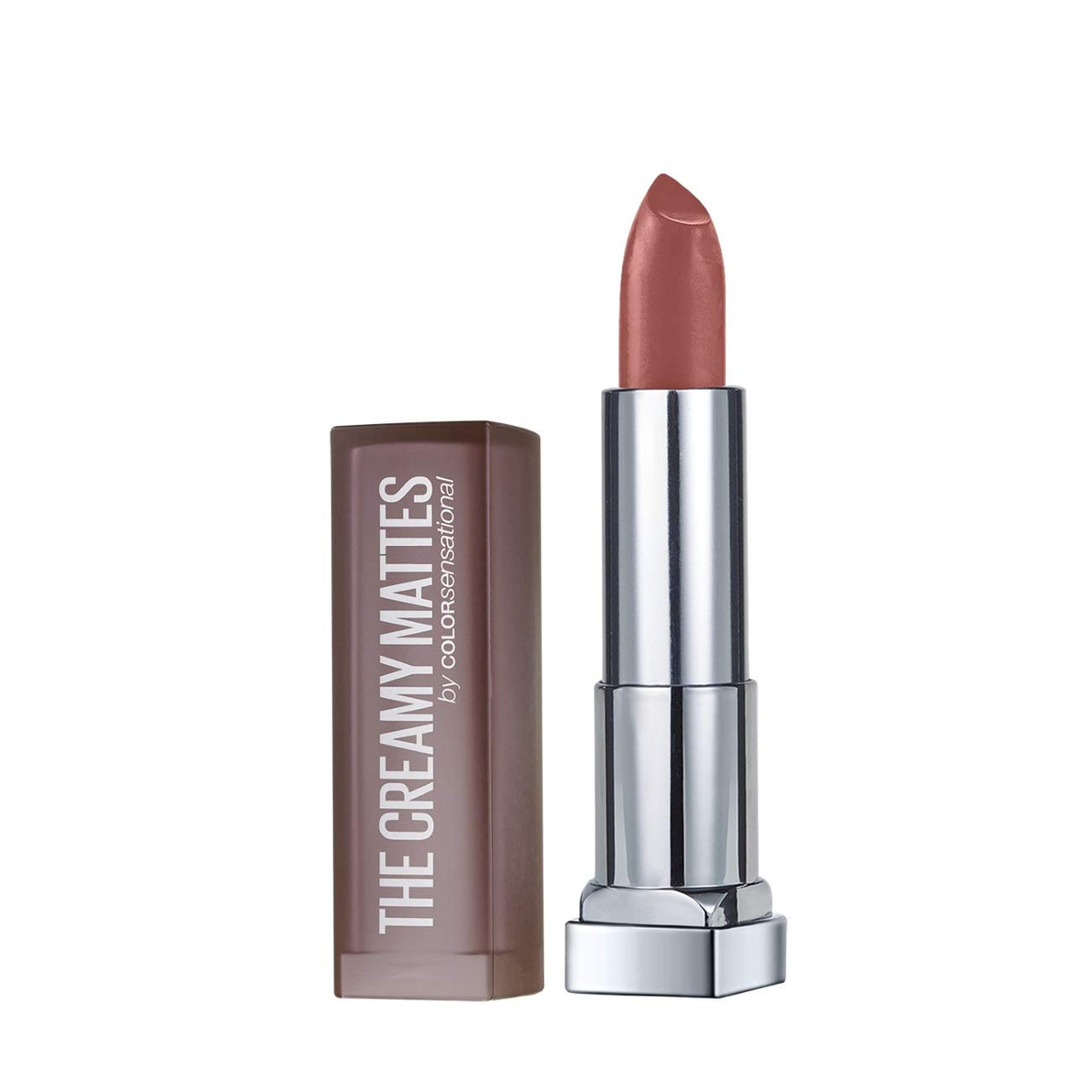 Maybelline New York Color Sensational Creamy Matte Lipstick, 695 Divine Wine, 3.9g And Maybelline New York Color Sensational Creamy Matte Lipstick, 657 Nude Nuance, 3.9g