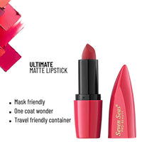 Seven Seas Ultimate Matte Full Coverage Long Lasting Lipstick | Smooth Application | Transferproof & Smudge Proof | Highly Pigemented Lipstick for Women (Rose)