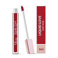 Oliva Liquid Lipstick, 12HR Long-lasting Matte Lipstick, Non Transfer, High Coverage, Water & Smudge Proof, Light Weight & Cruelty-Free - 2ml (Ruby Rose 6)