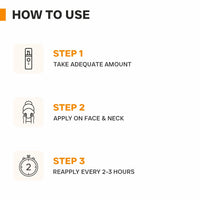 DERMATOUCH Niacinamide 2% Vitamin C Sunscreen for glowing skin | SPF 50+ PA ++++ | Quick Absorbing | Zero White Cast | 30g