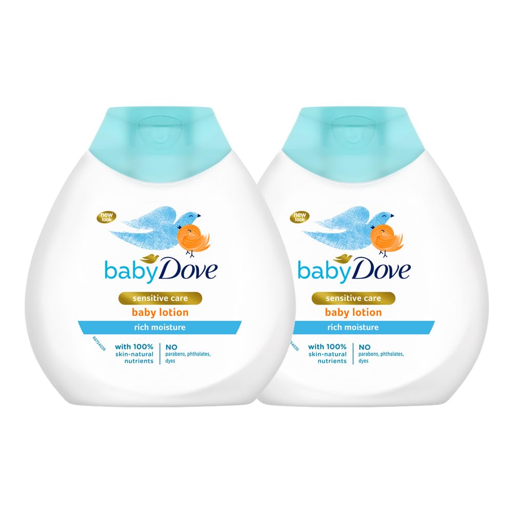 Baby Dove Rich Moisture Baby Lotion, 200 ml (Pack of 2)