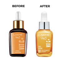 Lakmé 9 To 5 Vitamin C+ Serum (15 ml)&Lakmé Lumi Cream,Moisturizer with highlighter, Enriched with Niacinamide for all skin type,30 gm