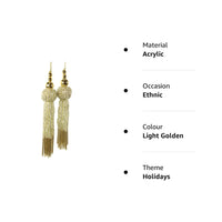 Trendy and Ethnic Acrylic Pearls Tassel Women's  Ethnic Work Hanging Latkan for Sareepallu Blouse Dupatta Lehenga (Set of 1 Pairs)