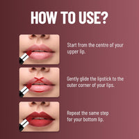 Swiss Beauty Pure Matte Creamy Lipstick | Non-drying, Highly pigmented Lipstick | Shade- Brandy Harrington, 3.8gm|