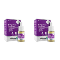 The Derma Co 2% Kojic Acid Face Serum with 1% Alpha Arbutin & Niacinamide for Dark Spots And Pigmentation - 10 ml (Pack of 2)