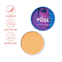 MyGlamm Pose HD Translucent Soft-Matte Finish Banana Powder, Yellow, 9 grams