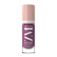 ZM Breathable Nail Enamel Glossy Finish & Water Permeable, Berry Yogurt- 6 ml