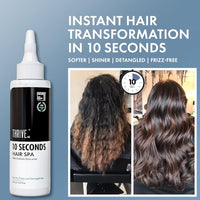 ThriveCo 10 SECONDS Hair Spa | For Instant Shine, Soft & Smooth Hair | With Hyaplex™, Hyaluronic Acid & Probiotic Rice Water | Repairs Dry, Frizzy and Damaged hair | 150 ml