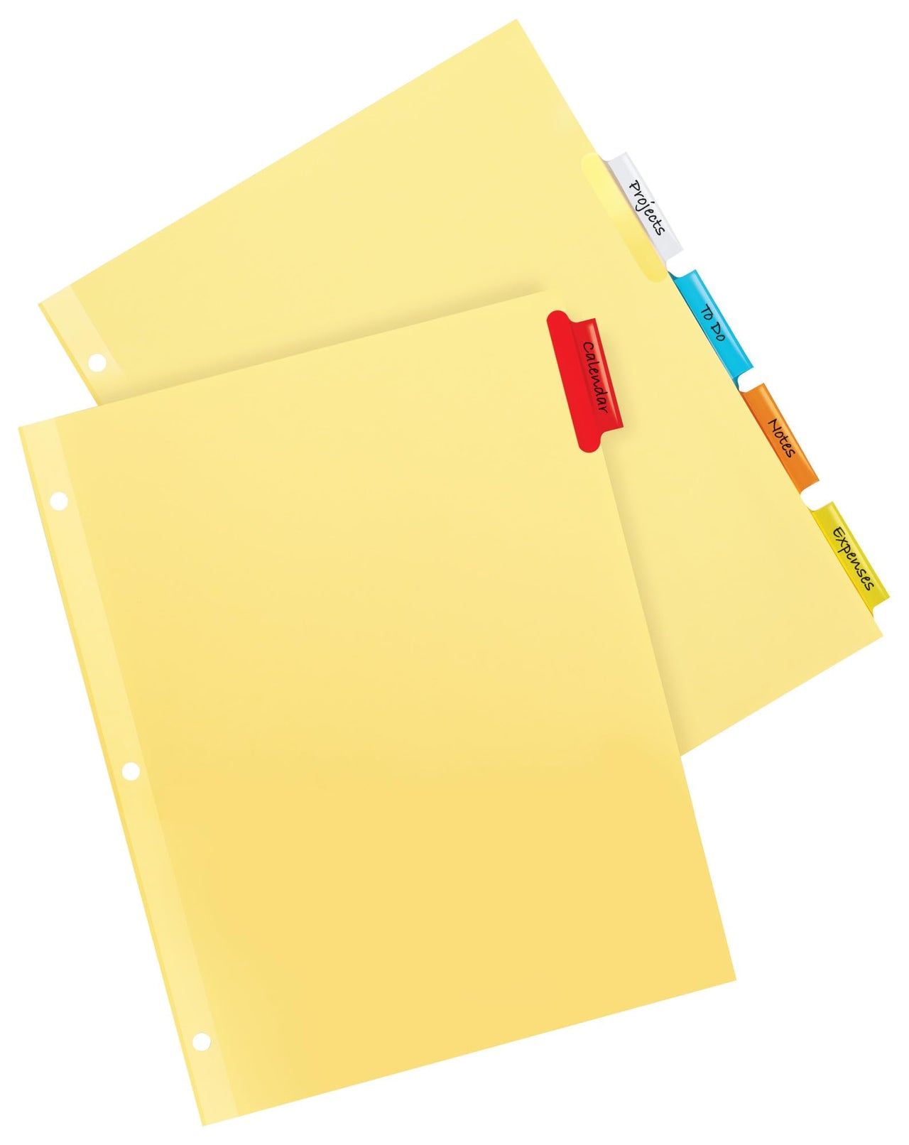 Avery Insertable Dividers, Buff Paper, 5 Multicolor Tabs, 1 Set (81000)