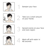 Ustraa Face Wash Acne Control - With Neem & Charcoal - 100 g x 2 - Oil control, Prevents Acne, Especially for Oily skin | Keeps Face Non-Sticky, Non-Oily | No SLS, No Paraben