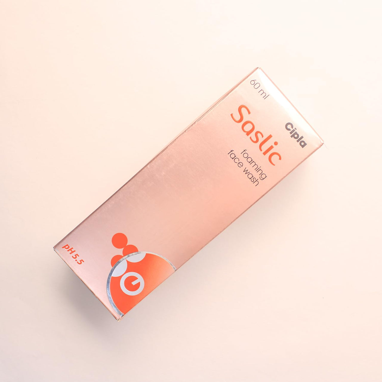 Cipla Saslic Foaming Face Wash | pH 5.5 | Salicylic acid | Acne Prone Skin | Oily skin | 60ml (Pack of 1)